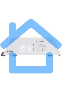 Комплект Ballu Transformer с блоком управления и шасси BEC/EVU-1500-4I белый, 1500 Вт, 20 м2, дисплей, термостат, WiFi