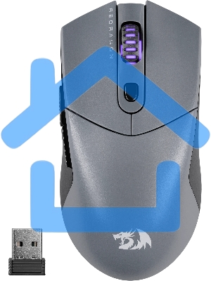 Мышь беспроводная/проводная REDRAGON St4r Pro черный, 26000 dpi, радиоканал, Bluetooth, USB, кнопки - 6