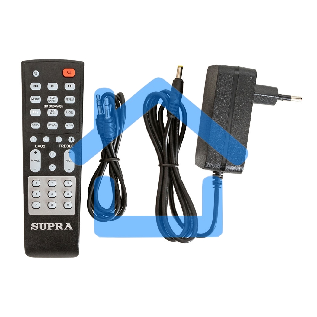 Минисистема SUPRA SMB-790 черный 500Вт FM USB BT SD