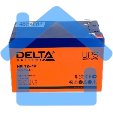 Батарея Delta HR 12-12 (12V, 12Ah)