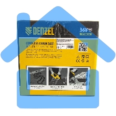 Цепная пила аккумуляторная бесщет. RCS400-36-0, Li-ion, 36 В, шина 400 мм Denzel