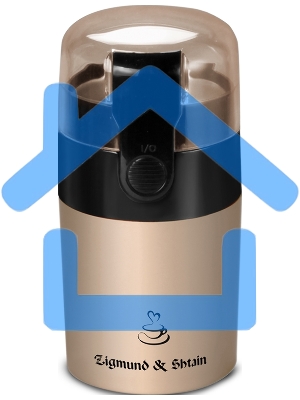 Кофемолка Zigmund & Shtain ZCG-08 150 Вт, 40 г, коричневый