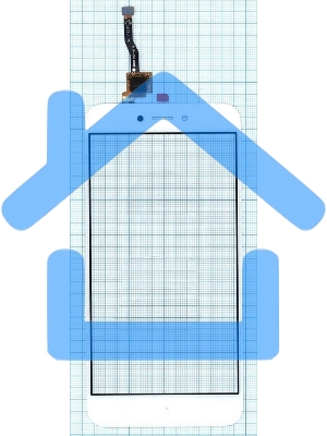 Сенсорное стекло (тачскрин) для Xiaomi Redmi 5A, белое