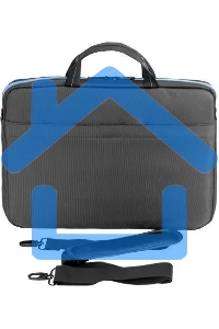 Сумка для ноутбука Сумка Continent CC-205Gb,(нейлон, серый, с голубой отстрочкой, 15,6'')