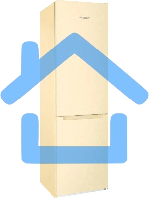 Холодильник Nordfrost NRB 164NF Me бежевый мрамор двухкамерный 238/105 л морозилка снизу, капельная система