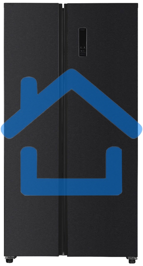 Холодильник Kraft KF-MS4801DI графит двухкамерный, 316/164 л, морозилка сбоку, No Frost, Side-by-Side