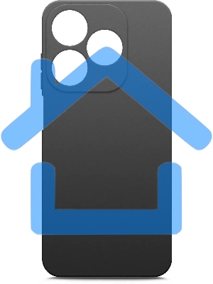 Чехол (клип-кейс) BoraSCO для Tecno Spark 10/10C 71640 черный