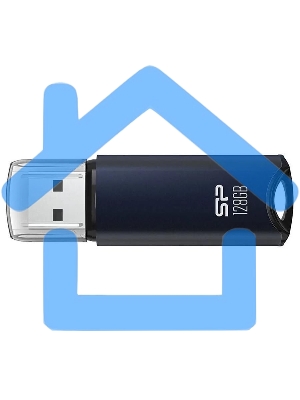 Флешка USB R/W 128 Gb Silicon Power Marvel M02, USB 3.2, черный