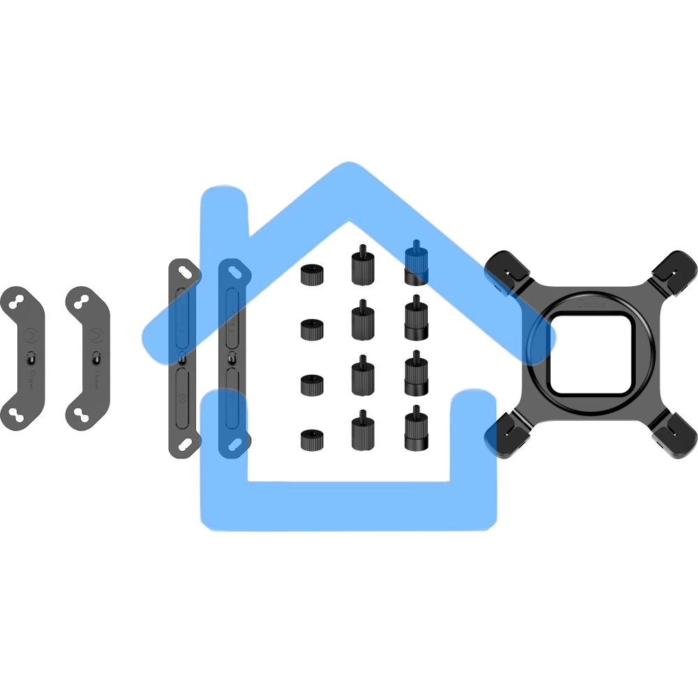 Кулер Ocypus Iota A62 WH Iota-A62-WH белый 120мм алюминий+медь 2000rpm 29db 4-pin 260W 158мм
