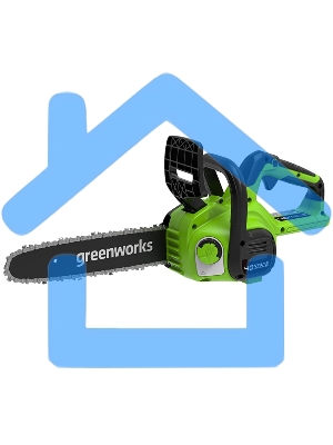 Цепная пила аккумуляторная GreenWorks G40CS30IIK4, 40V, 30 см, с 1* АКБ 4А*ч и ЗУ (2007807UB)