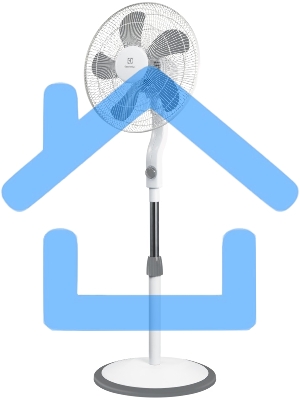 Вентилятор напольный Electrolux EFF-1003D белый