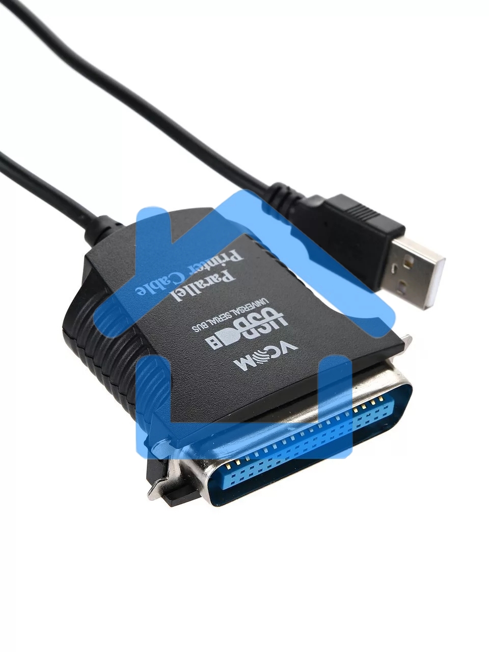 Кабель AM/LPT 1.8м VCOM Кабель-адаптер USB -> LPT (прямое подключение к LPT порту принтера), VUS7052