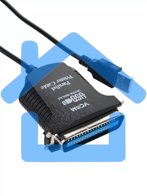 Кабель AM/LPT 1.8м VCOM Кабель-адаптер USB -> LPT (прямое подключение к LPT порту принтера), VUS7052