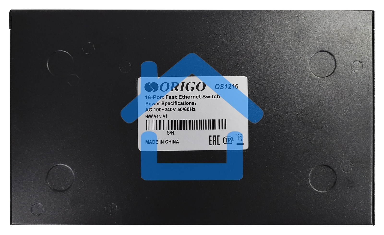 Неуправляемый коммутатор ORIGO OS1216/A1A 16x100Base-TX, корпус металл