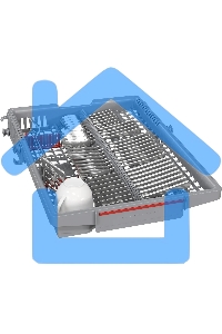 Встраиваемая посудомоечная машина Bosch SPV4HMX65Q, серебристый, 45 см, 10 компл., 45 дБ, класс A+