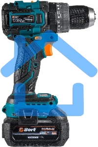 Дрель-шуруповерт Bort BAB-21U, Аккумуляторная, 21В, 1 АКБ, Кейс