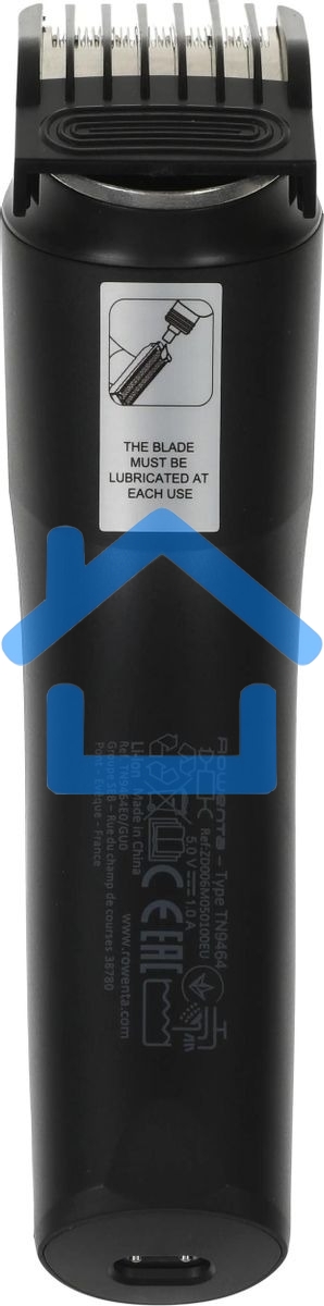 Триммер Rowenta Selectium TN9464E0 черный/хром (насадок в компл:16шт)