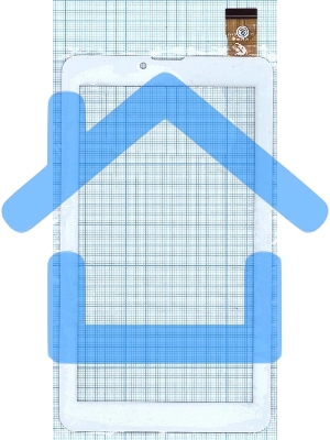 Сенсорное стекло (тачскрин) XC-PG0700-238-A1, белое