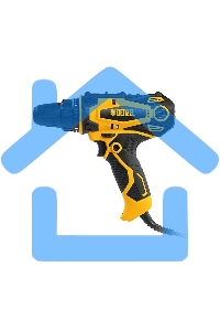 Дрель-шуруповерт Denzel SD-300-10, Сетевая, 300Вт