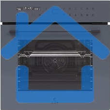 Электрический духовой шкаф LEX EDS 101 GR, встраиваемый, серый