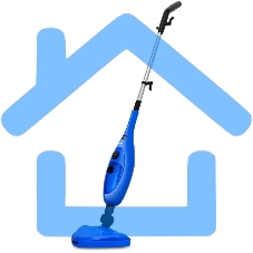 Швабра паровая Kitfort КТ-3927 синий/черный