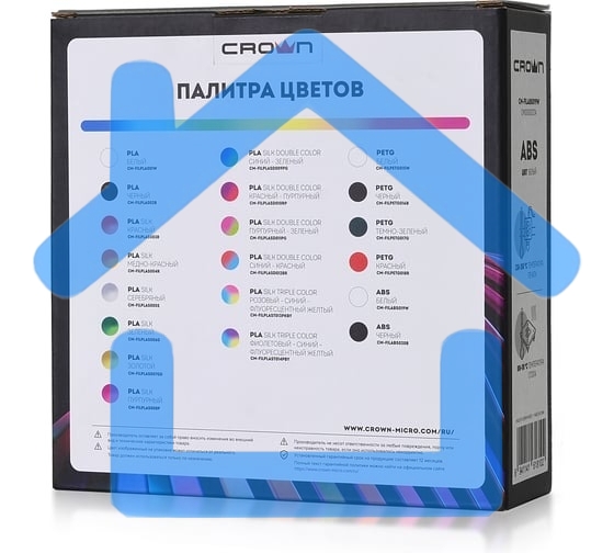 Филамент Crown Micro CM-FILABS019W ABS 1.75 1кг белый