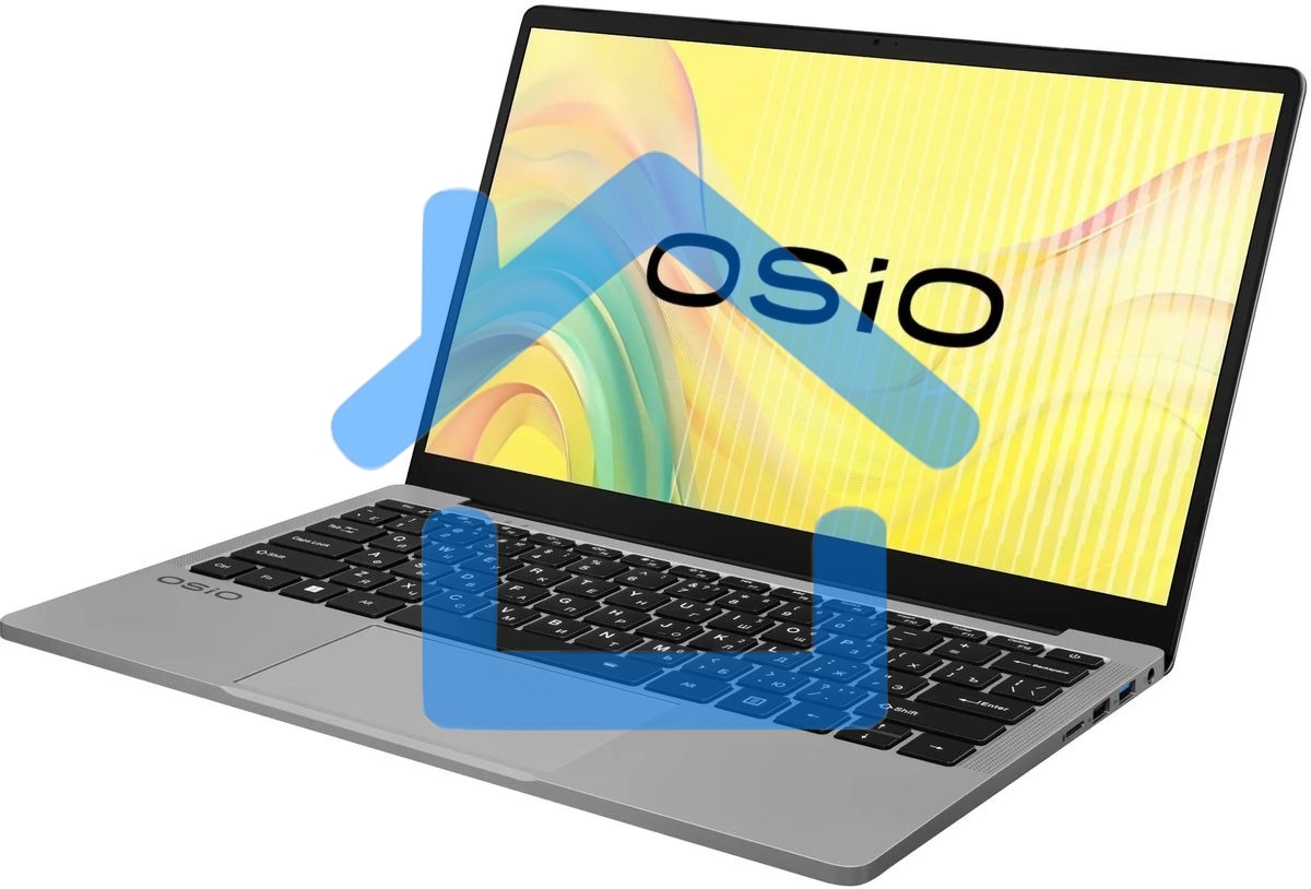 Ноутбук Osio FocusLine F140i-008 черный Core i5 1235U 16Gb SSD 512Gb Intel UHD Graphics 14