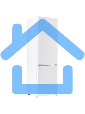 Холодильник Maunfeld MFF180W белый двухкамерный 192/68л морозилка снизу, De Frost