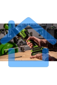 Угловая шлифовальная машина Greenworks 24В, аккумуляторная Greenworks (В комплекте с АКБ 2А·ч. и ЗУ) 3200207UA