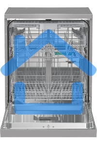 Встраиваемая посудомоечная машина Gorenje GS643D90X, серебристая с черным, 59.9 см, 16 компл., 46 дБ, класс A+++