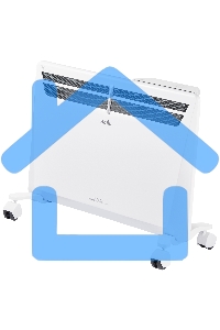 Комплект Ballu Transformer с блоком управления и шасси BEC/EVU-1500-4I белый, 1500 Вт, 20 м2, дисплей, термостат, WiFi