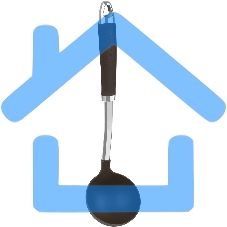 Половник Rondell Mocco RD-1379, коричневый