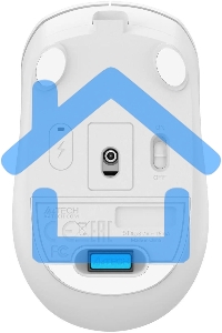 Мышь беспроводная A4Tech Fstyler FG15CS Air2 белый, 1200 dpi, радиоканал, USB, кнопки - 3