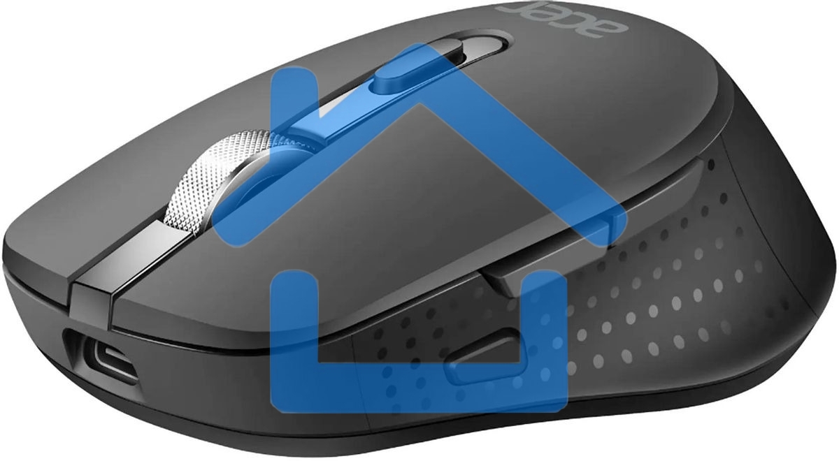 Мышь беспроводная Acer OMR310 черный, 1600 dpi, радиоканал, Bluetooth, USB, кнопки - 7