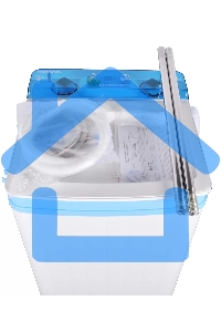 Стиральная машина Renova WS-65PE (LITE) белый, загрузка вертикальная 6,5 кг, отжима нет, класс: А