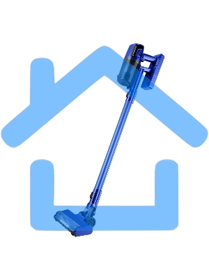 Пылесос вертикальный беспроводной Maunfeld MF-2032BL PRO синий, питание от аккумулятора, 200 Вт, уборка сухая, пылесборник 0.5 л, работа от АКБ max - 35 мин