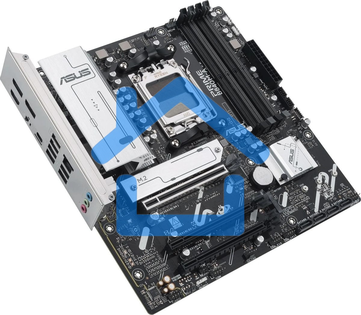Материнская плата ASUS PRIME B840M-A-CSM, AM5, AMD B840, 4xDDR5, 4xSATA, 3xM.2, 1xPCI-E 4.0 x16, 2xPCI-E 3.0 x16, 1xRealtek 2.5Gb LAN, 2xUSB-A 10Gbps, 1xUSB-C 5Gbps, 4xUSB-A 2.0, 3x3.5 мм, 7.1, micro-ATX