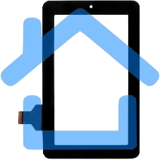 Сенсорное стекло (тачскрин) HLD-GG706S, черное