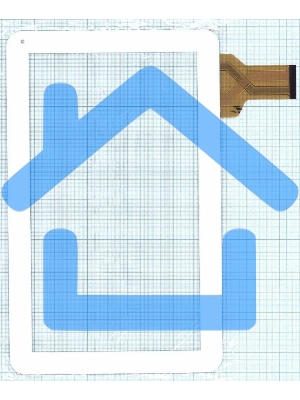 Сенсорное стекло (тачскрин) XC-PG1010-005FPC (257x159мм), белое