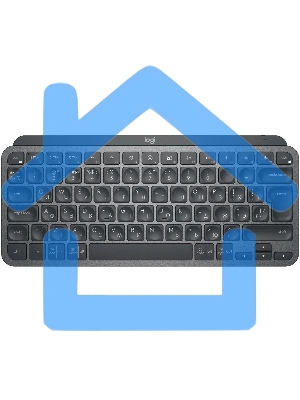 Клавиатура Logitech MX Keys Mini (920-010501) беспроводная, USB, Bluetooth/Радиоканал, темно-серый/черный