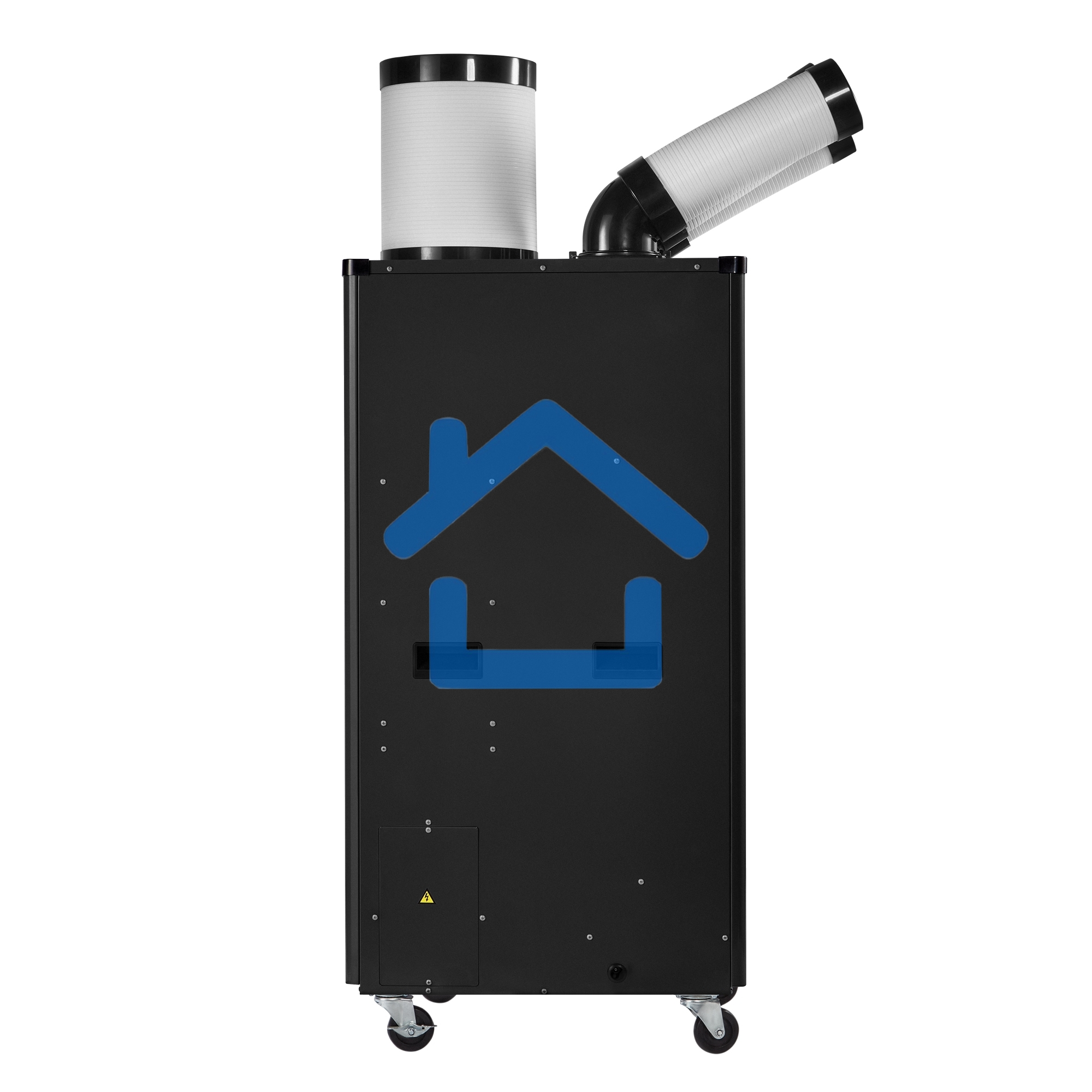 Кондиционер мобильный промышленный Ballu BGK9 с комплектом воздухоотводов 22000 BTU, 70 м², 55 дБ, охлаждение, черный