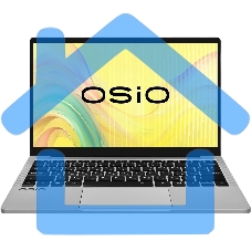 Ноутбук Osio FocusLine F140i-008 черный Core i5 1235U 16Gb SSD 512Gb Intel UHD Graphics 14