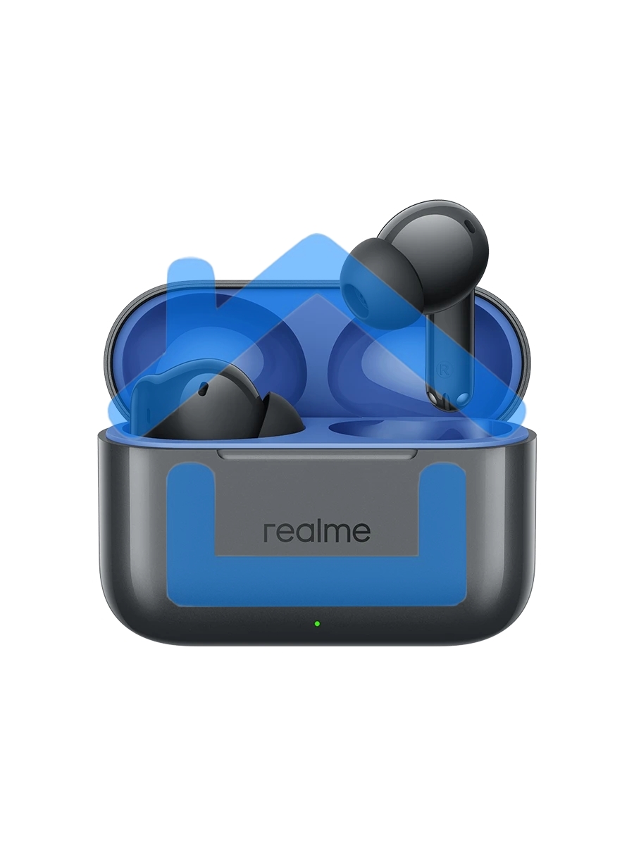 Гарнитура внутриканальные Realme Buds T200 серый беспроводные bluetooth в ушной раковине (6941764462069)