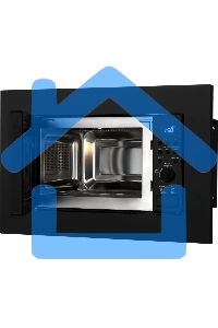 Микроволновая печь встраиваемая Weissgauff HMT-620 B Grill черный, 20 л, 700 Вт, переключатели - кнопки/поворотный механизм