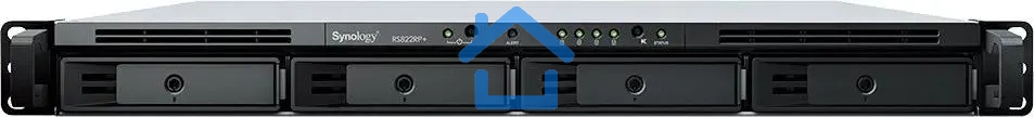 СХД стоечное исполнение 4BAY 1U NO HDD RS822RP+ SYNOLOGY