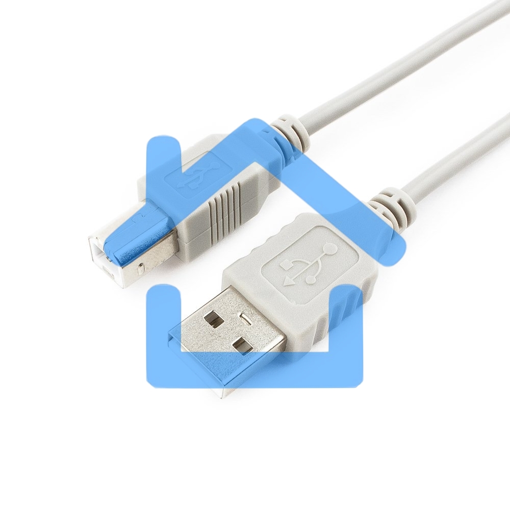 Кабель USB 2.0 Cablexpert CC-USB2-AMBM-10-N, AM/BM, медь, 3.0м, пакет