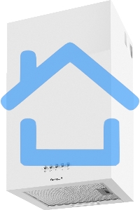 Вытяжка пристенная цилиндрическая Weissgauff Box 40 PB белый, 40 см, 900 куб. м/ч, 58 дБ