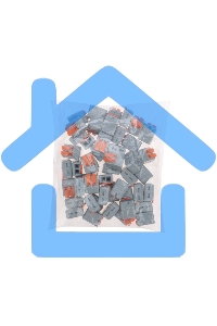 Универсальная клемма Rexant СМК 222-612/221-612, 2-проводная серая 0,5-4/6 мм² (50 шт/уп)