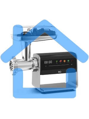 Мясорубка электрическая BQ MG2007 PREMIUM Metallic Gray