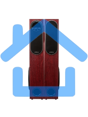 Колонки ELTRONIC (30-32) HOME SOUND - колонка 10 красный